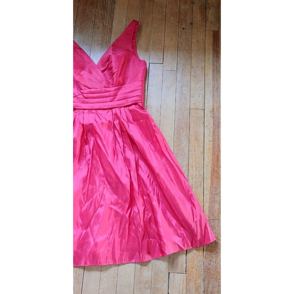 Wtoo by Watters Bridesmaid Party Cocktail Prom V Neck Dance Dress Red Size 10